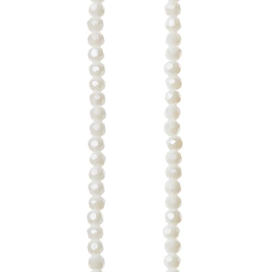 White Glass Round Beads, 3mm by Bead Landing&#x2122;